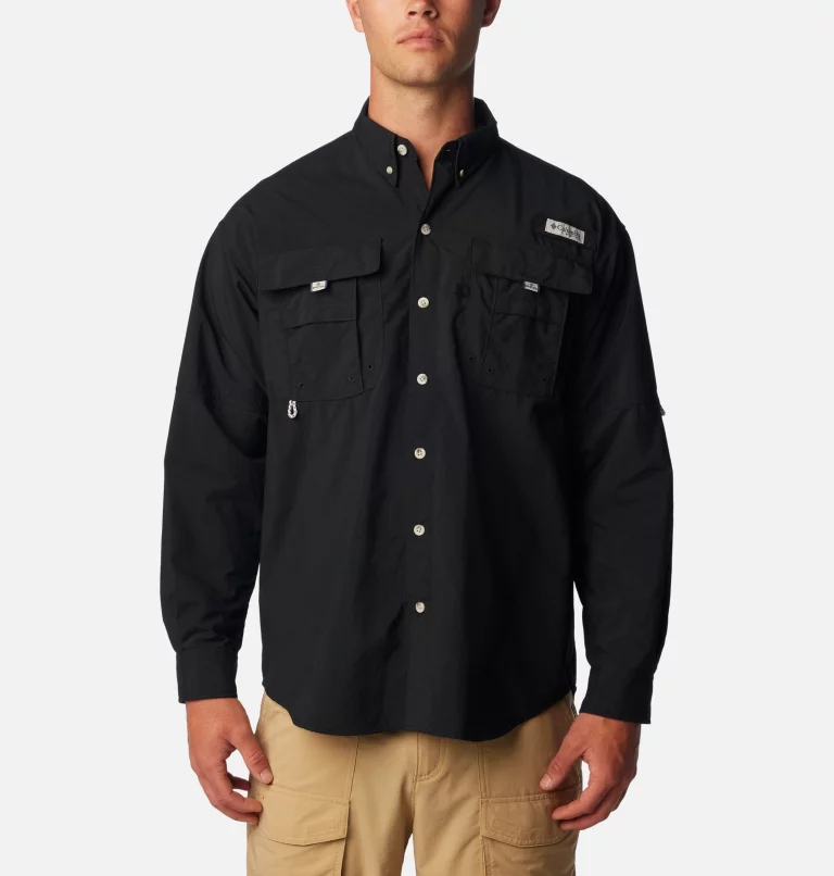 Men’s PFG Bahama™ II Long Sleeve Shirt Black