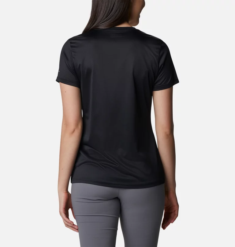 Women's Columbia Hike™ Short Sleeve V-Neck Shirt Black