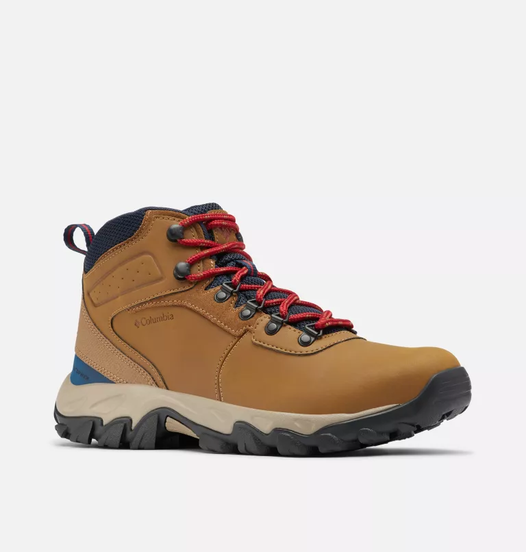 Men's Newton Ridge™ Plus II Waterproof Hiking Boot - Wide Light Clay,Nightwave