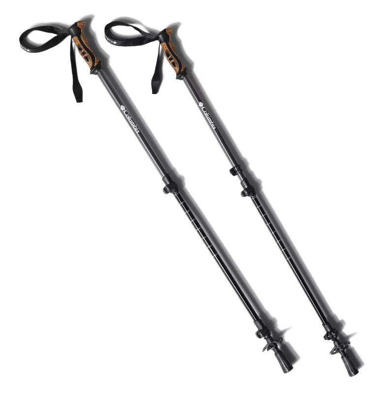 Trekking Poles Aluminum 2pc Black