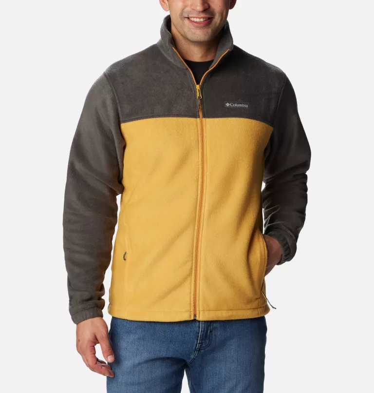 Men’s Steens Mountain™ 2.0 Full Zip Fleece Jacket - Tall Shark,Raw Honey
