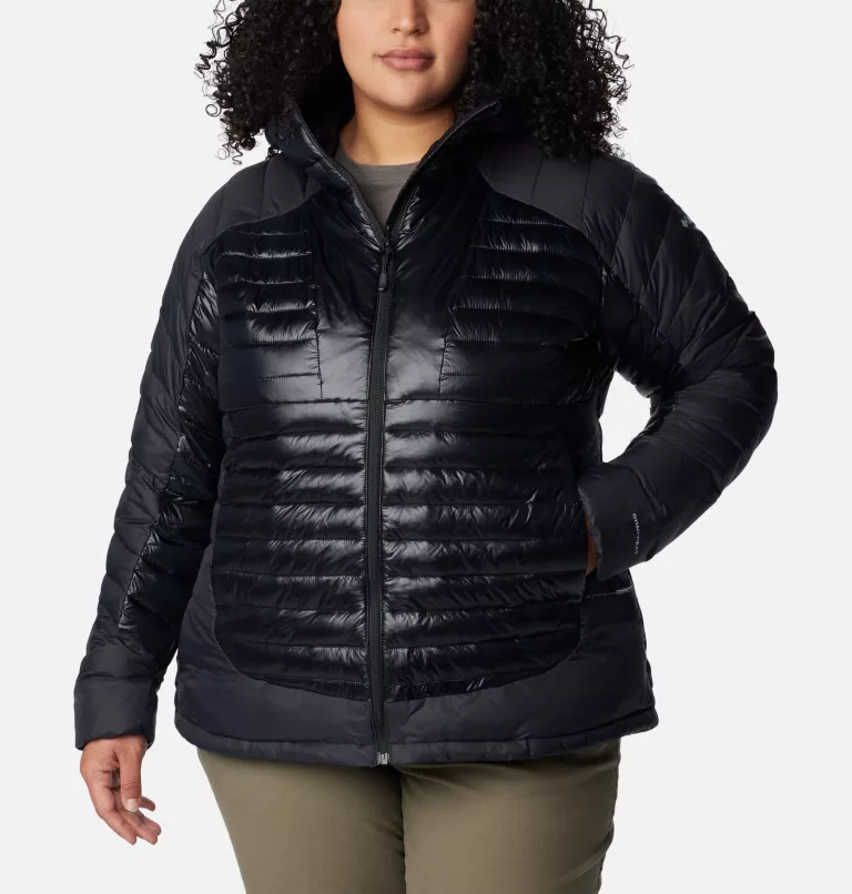 Women's Labyrinth Loop™ Hooded Jacket - Plus Size Black
