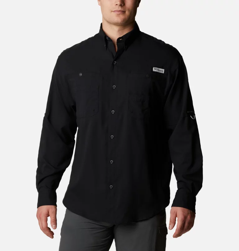 Men’s PFG Tamiami™ II Long Sleeve Shirt Black