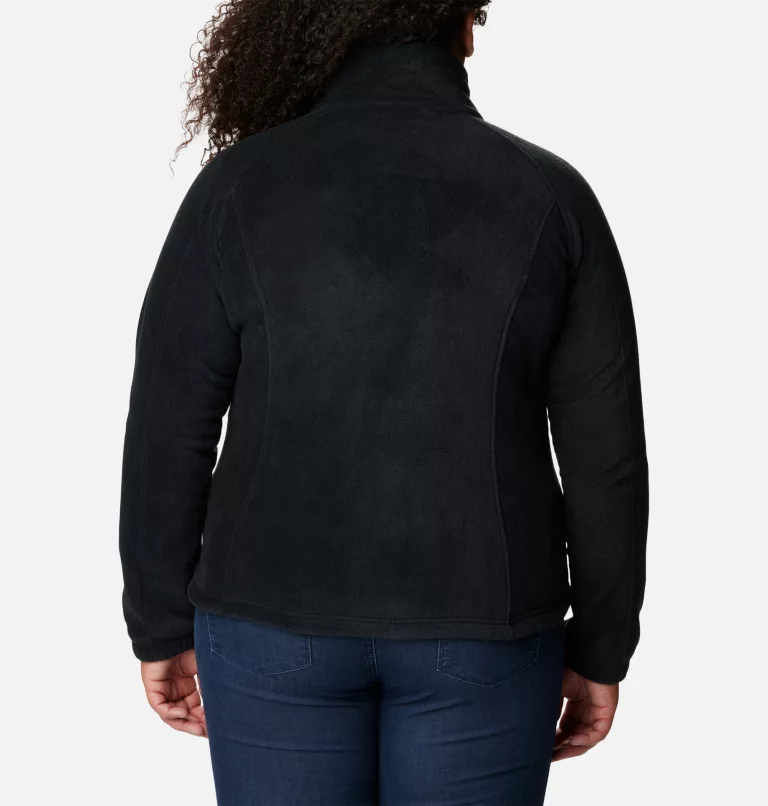 Women's Benton Springs™ Full Zip Fleece Jacket - Plus Size Black