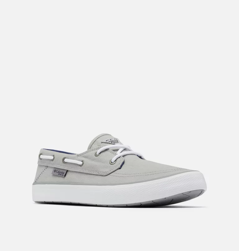 Men's PFG Slack Tide™ Boat Shoe Steam,White