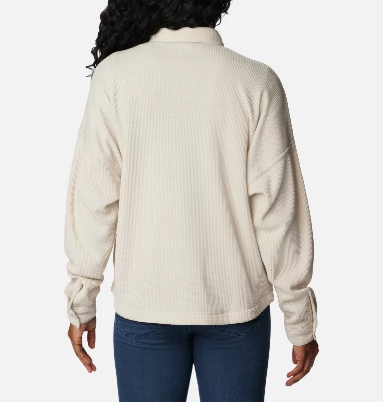 Women's Holly Hideaway™ Waffle Shirt Jacket Dark Stone
