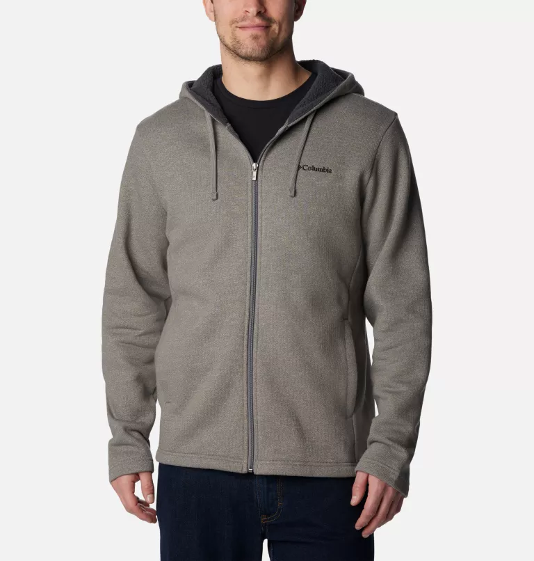 Men's Great Hart Mountain™ Full Zip Hoodie - Tall Boulder Heather