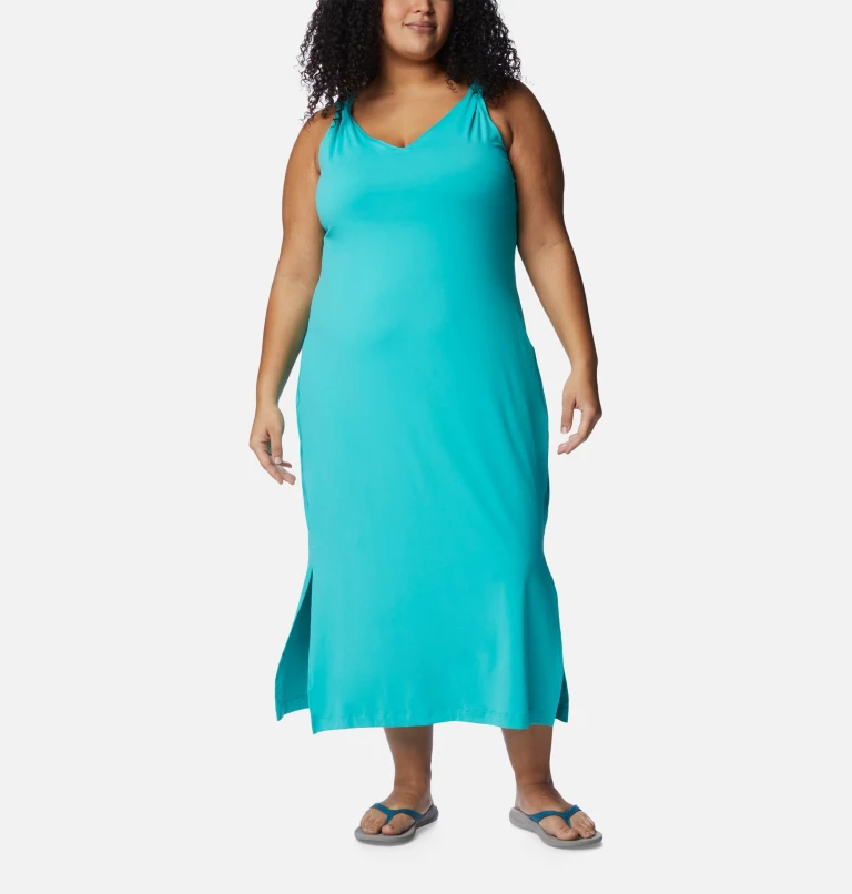 Women's Chill River™ Midi Dress - Plus Size Bright Aqua