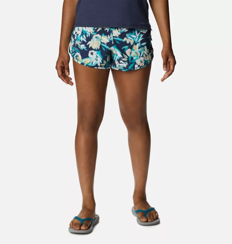 Women's Bogata Bay™ Stretch Printed Shorts Bright Aqua,Wisterian