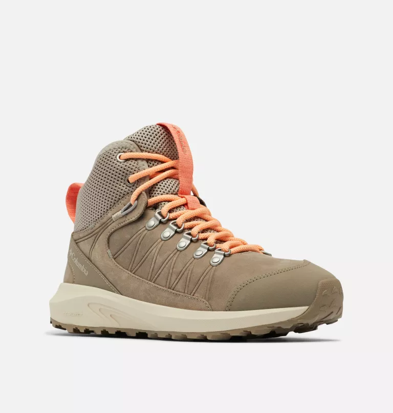 Women's Trailstorm™ Crest Mid Waterproof Shoe Kettle,Peach
