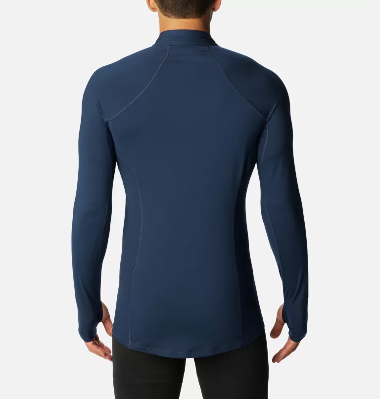 Men’s Omni-Heat™ Midweight Baselayer Half Zip Collegiate Navy