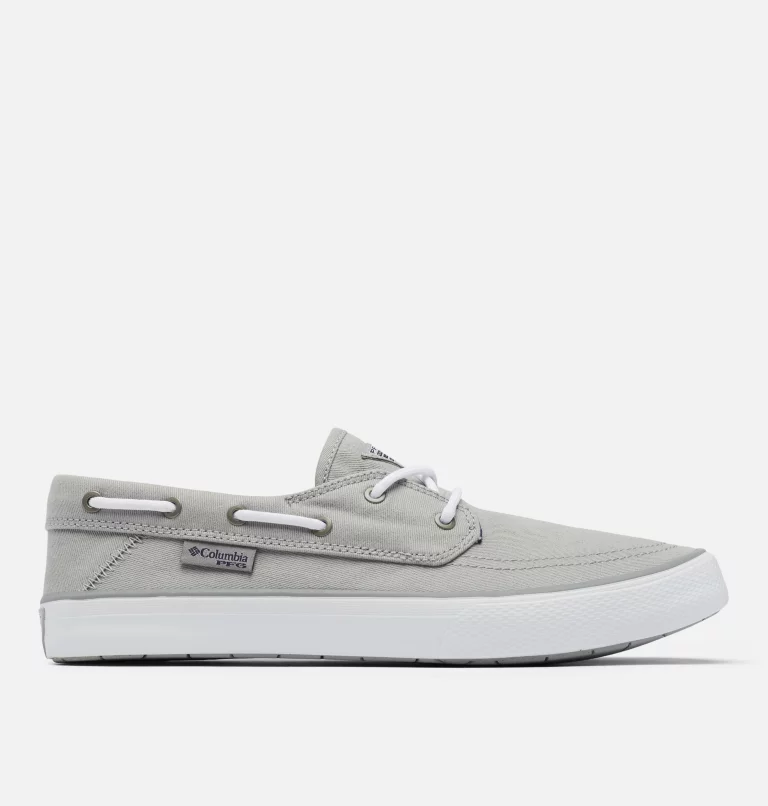Men's PFG Slack Tide™ Boat Shoe Steam,White