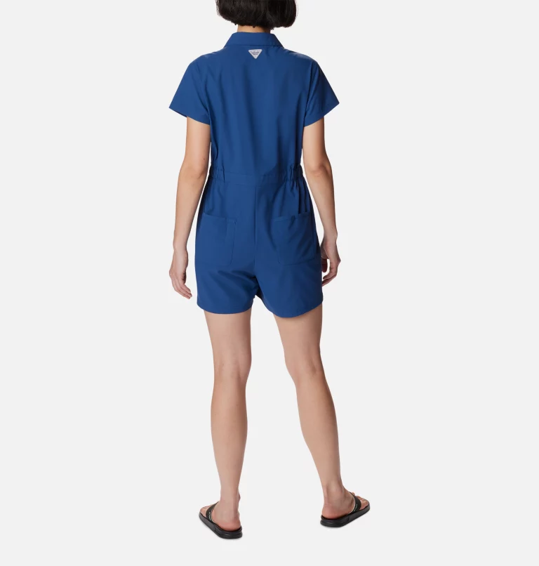Women's PFG Sun Drifter™ Woven Romper Carbon