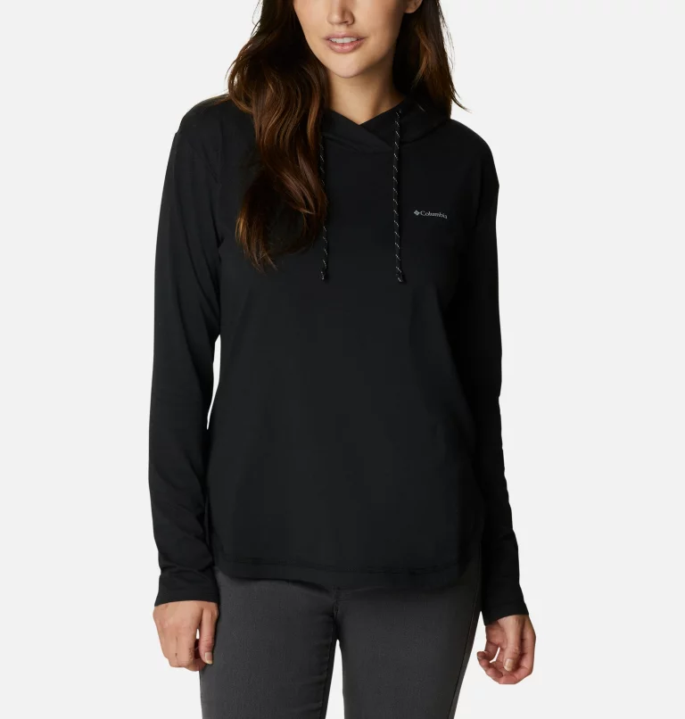 Women's Sun Trek™ Hooded Pullover Black