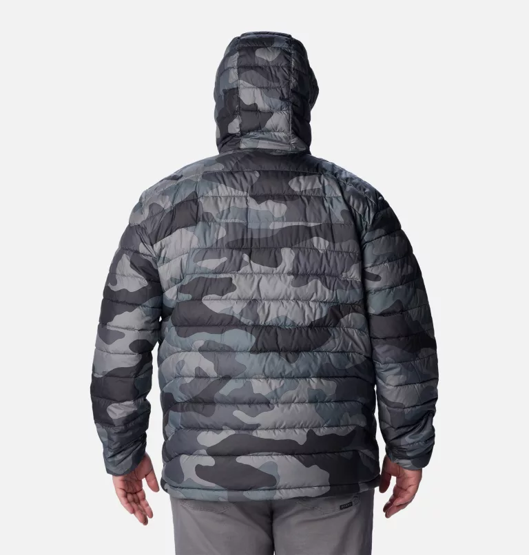 Men’s Powder Lite™ Hooded Insulated Jacket - Big Black Mod Camo Print