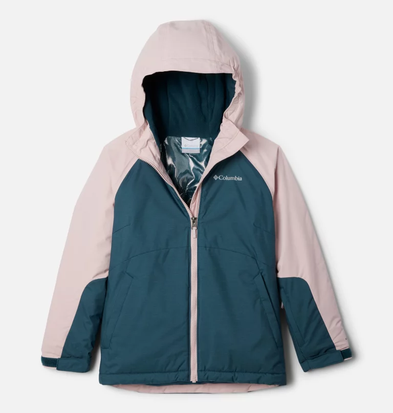 Girls' Alpine Action™ II Jacket Night Wave Heather,Dusty Pink
