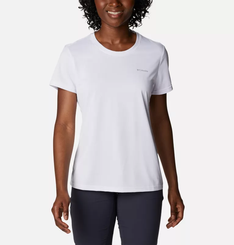 Women's Columbia Hike™ Short Sleeve Crew Shirt White