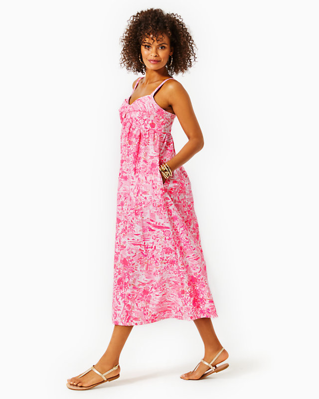 Azora Cotton Midi Dress