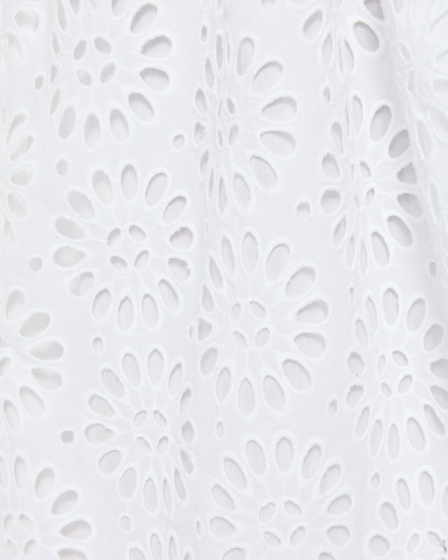 Kay Short Sleeve Eyelet Dress