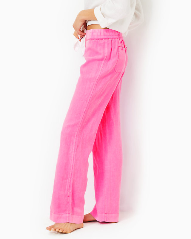 32 Deri Linen Palazzo Pant