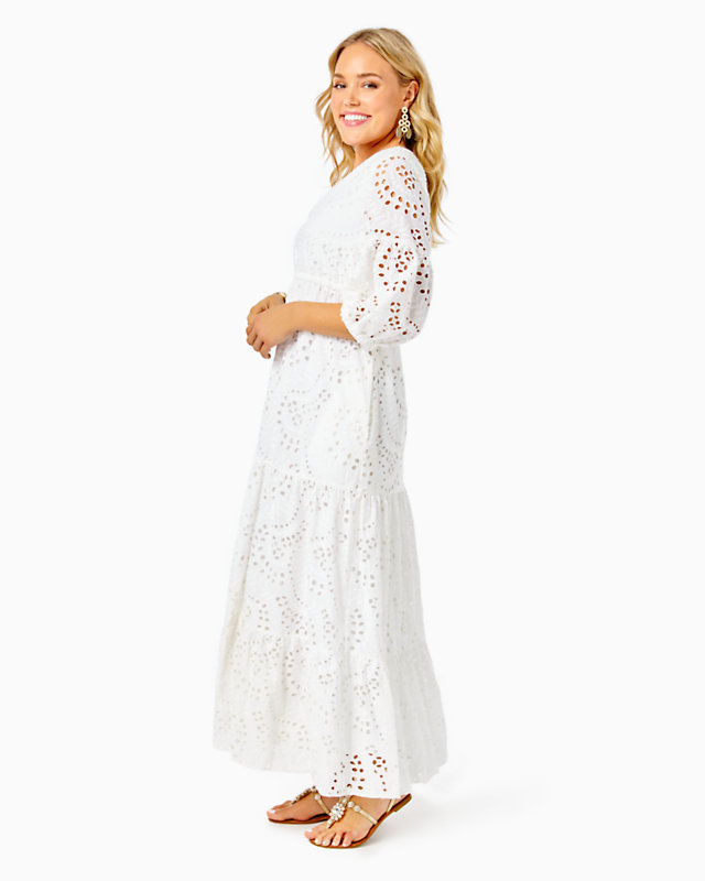 Breanne Eyelet Maxi Dress