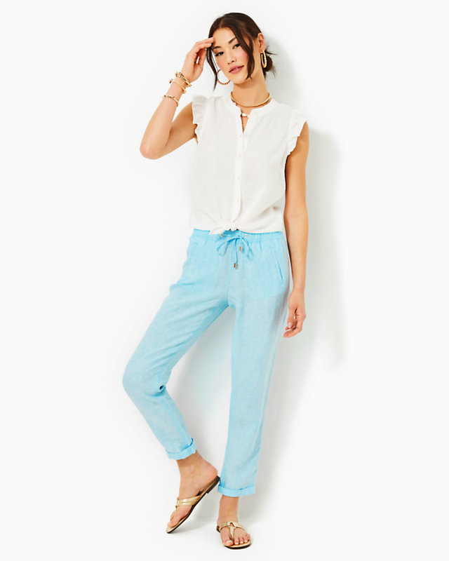 31 Taron Mid-Rise Linen Pant