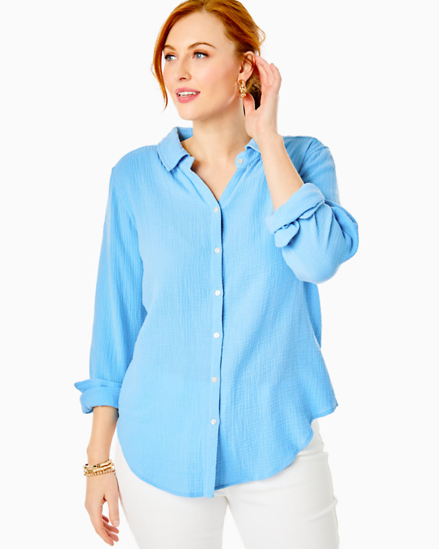 Geanie Button Down Top