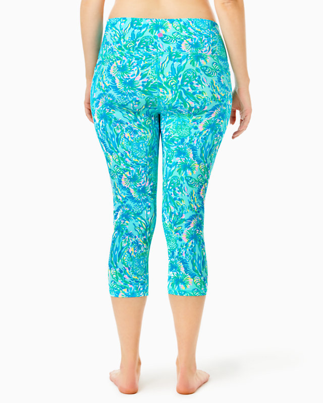 UPF 50+ Luxletic 21" South Beach High Rise Crop Legging