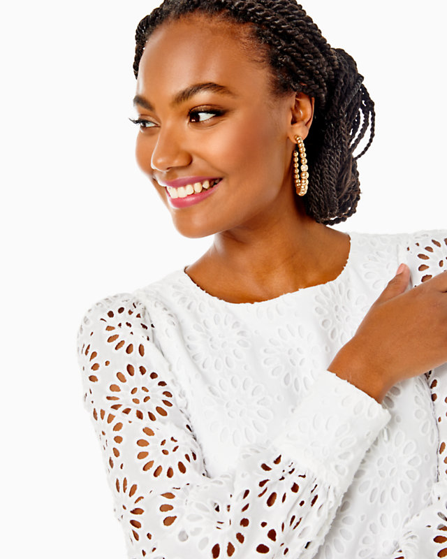 Aisha Eyelet Romper