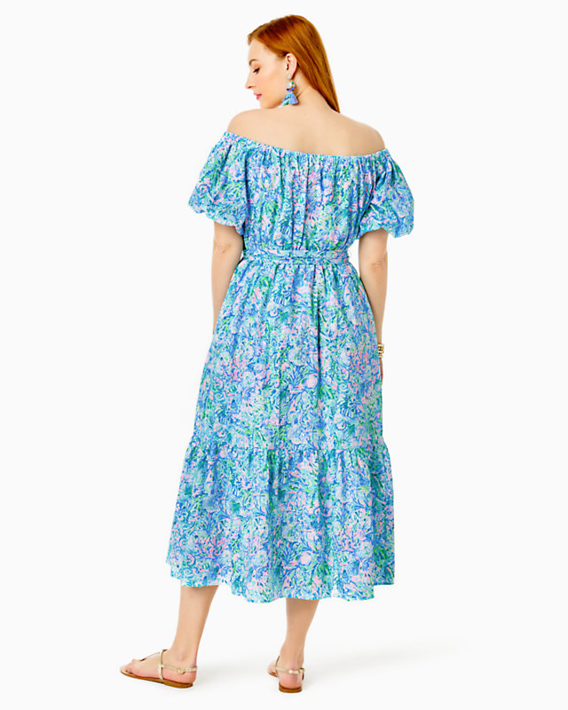 Tamie Off-the-Shoulder Midi Dress