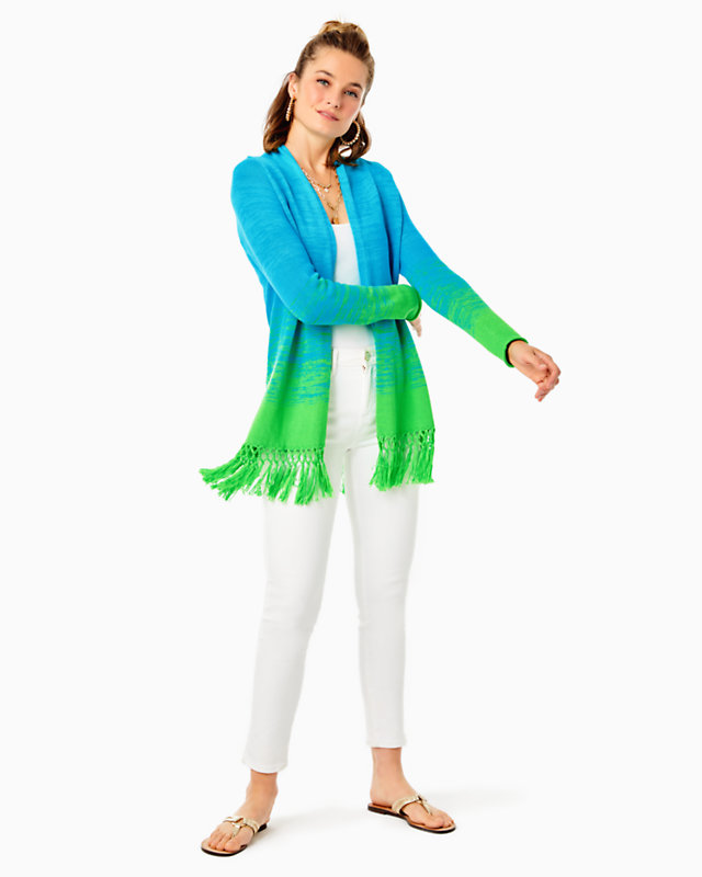 Tatum Ombre Fringe Cardigan