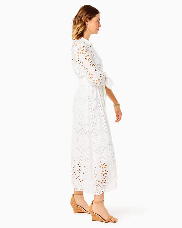 Amrita Eyelet Midi Dress