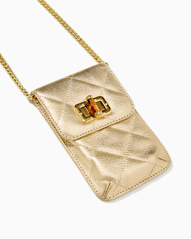 Quilted Lindley Leather Phone Crossbody