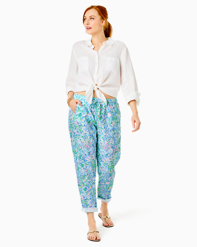 31 Taron Mid-Rise Linen Pant