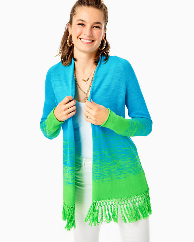 Tatum Ombre Fringe Cardigan