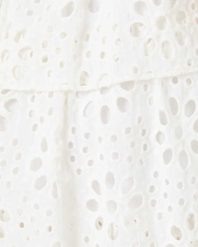 Judelyn Eyelet Ruffle Dress