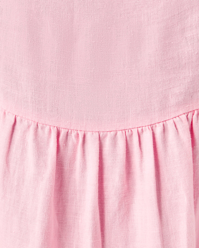 Jocelyn Short Sleeve Linen Dress