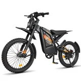 1500W Electric Bike, Moped-style Electric Bicycle for Adults, 20