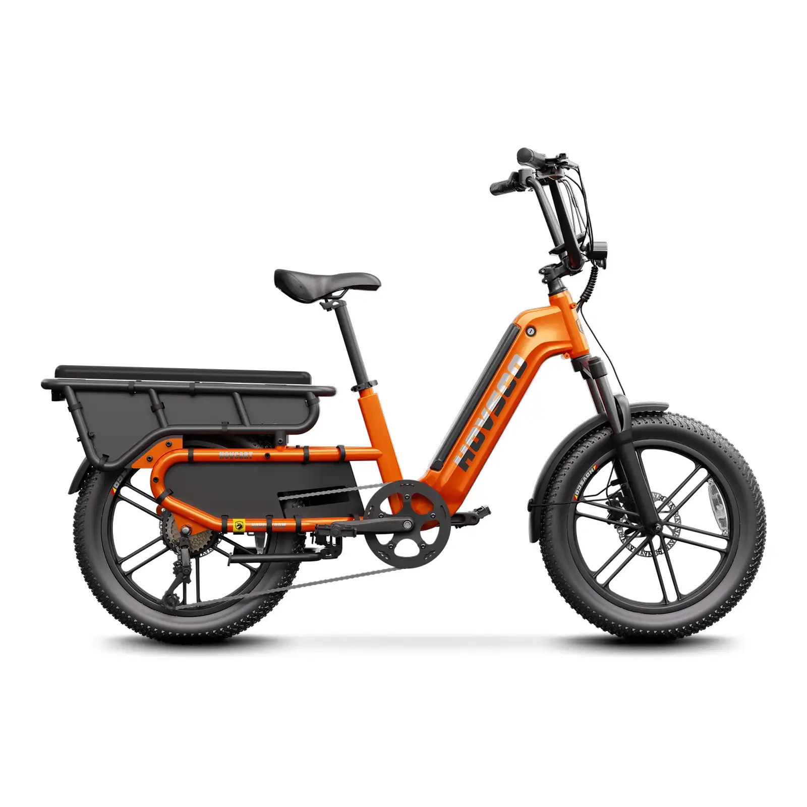 Step-Thru Electric Fat Tire Cargo Bike