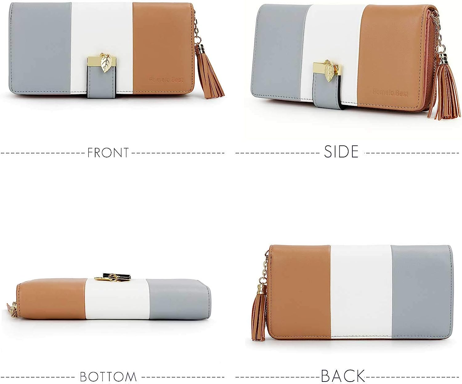 RFID Wallets for Women with Multiple Card Slots and Cellphone Compartment