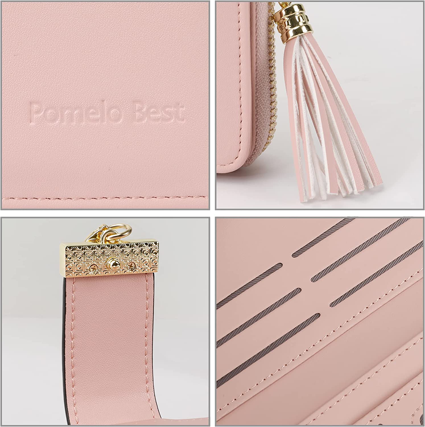 RFID Wallets for Women with Multiple Card Slots and Cellphone Compartment