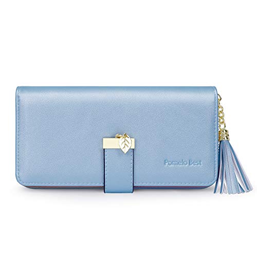 RFID Wallets for Women with Multiple Card Slots and Cellphone Compartment