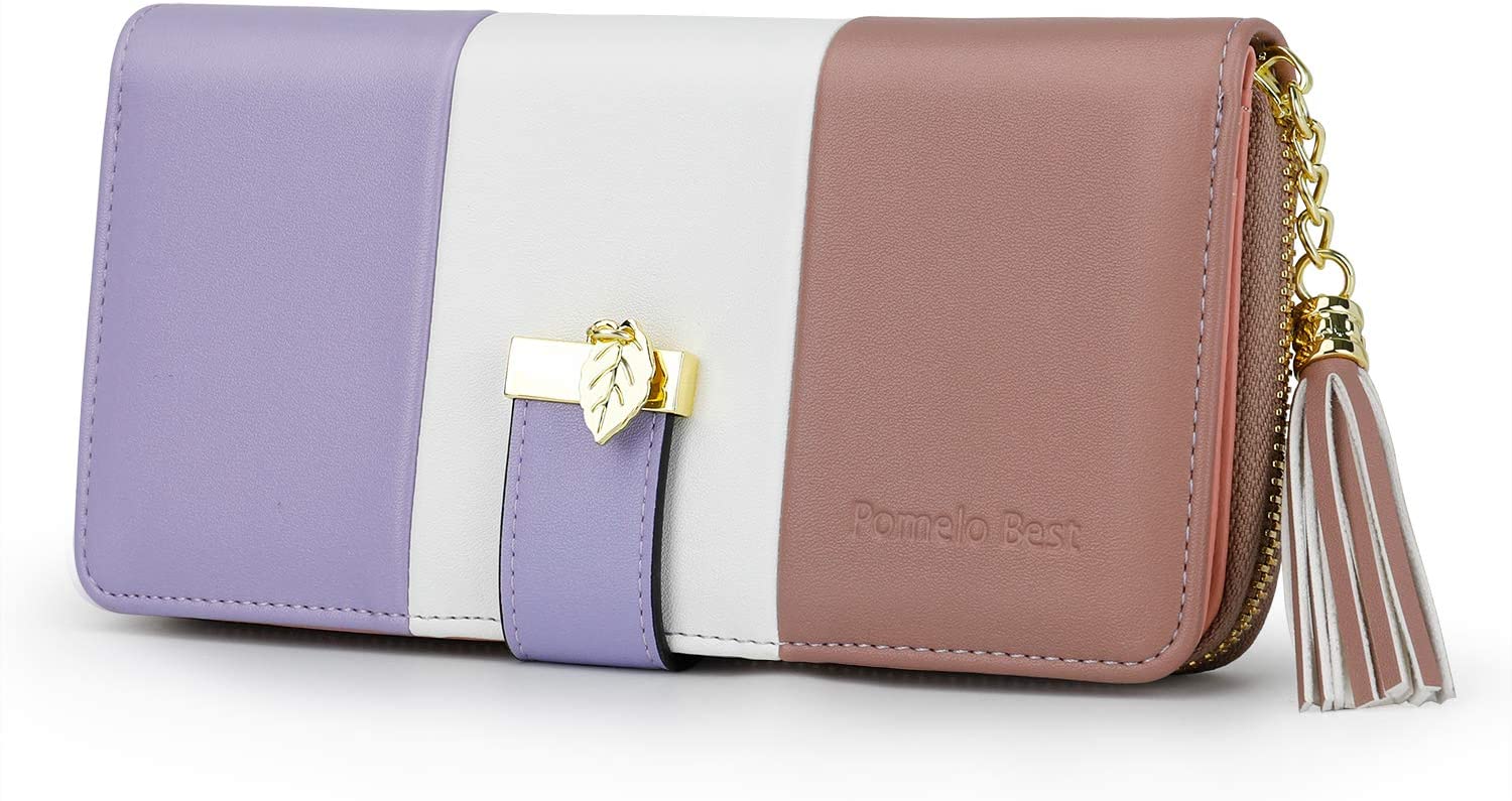 RFID Wallets for Women with Multiple Card Slots and Cellphone Compartment