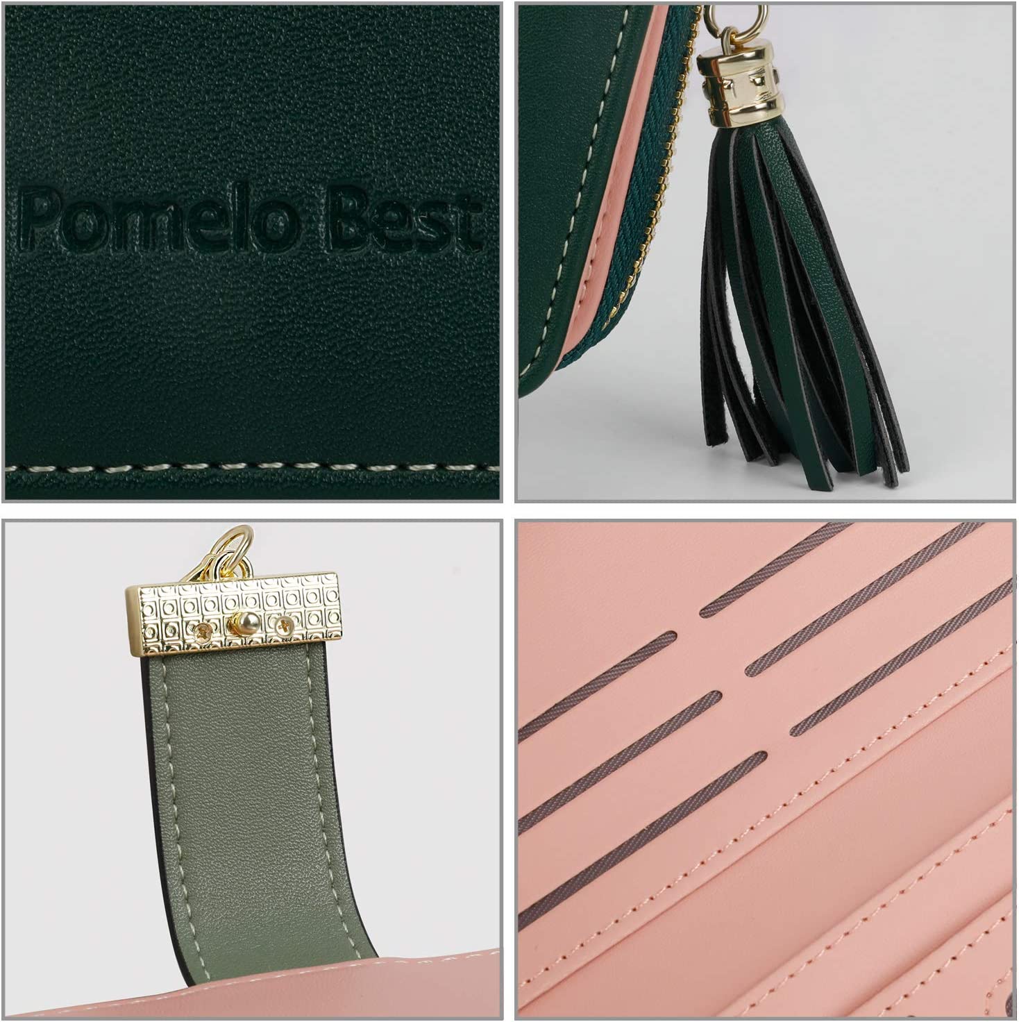 RFID Wallets for Women with Multiple Card Slots and Cellphone Compartment