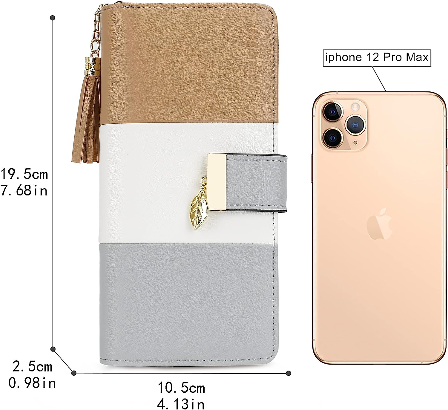 RFID Wallets for Women with Multiple Card Slots and Cellphone Compartment