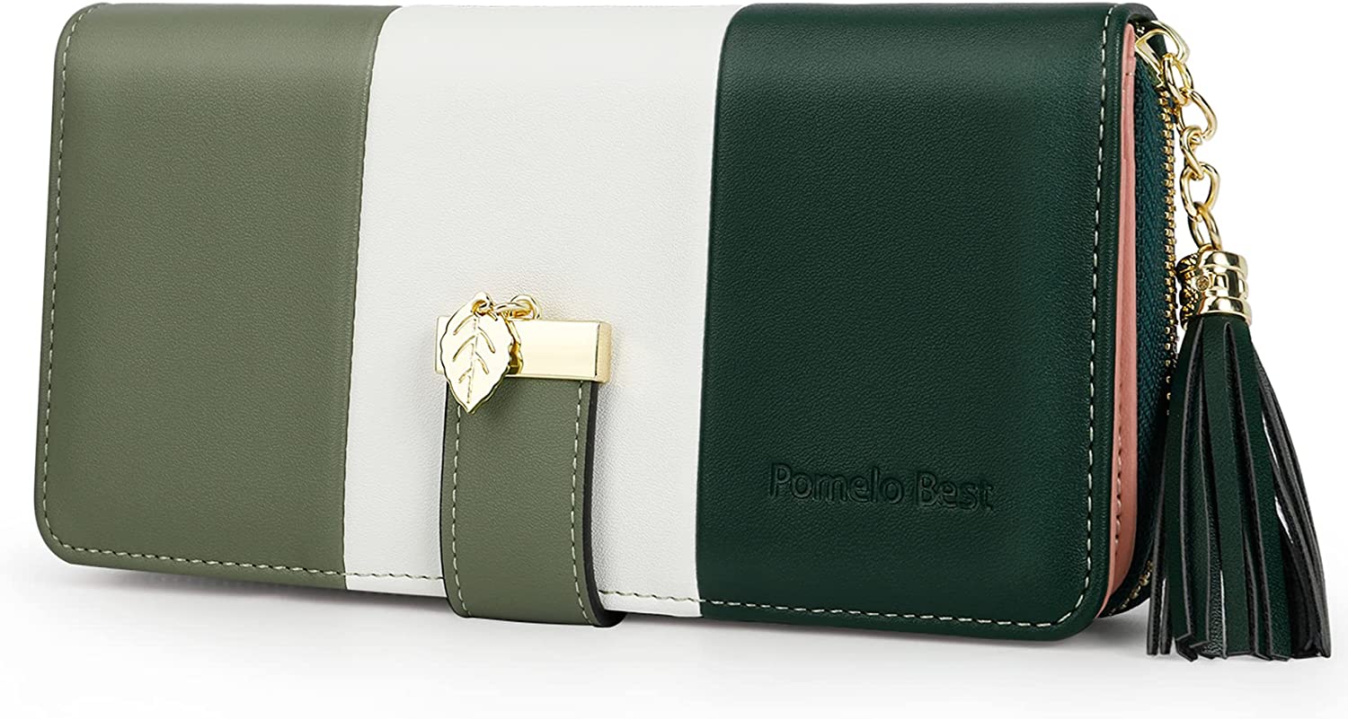 RFID Wallets for Women with Multiple Card Slots and Cellphone Compartment