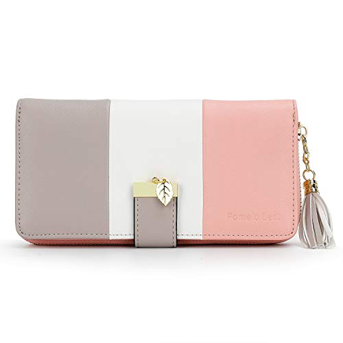 RFID Wallets for Women with Multiple Card Slots and Cellphone Compartment