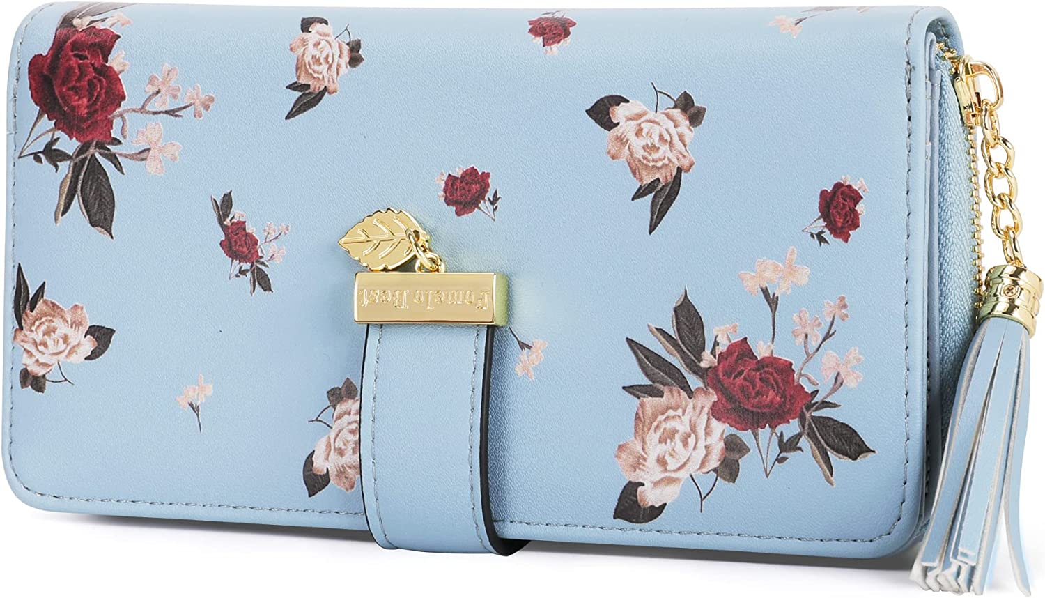 RFID Wallets for Women with Multiple Card Slots and Cellphone Compartment