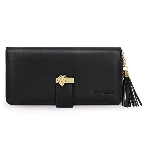 RFID Wallets for Women with Multiple Card Slots and Cellphone Compartment