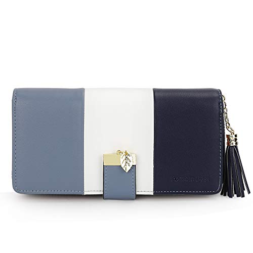 RFID Wallets for Women with Multiple Card Slots and Cellphone Compartment